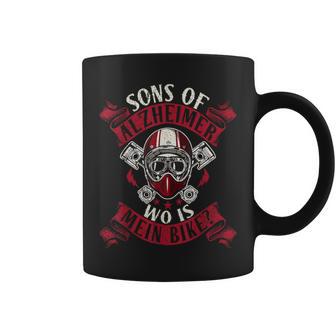 Vintageons Of Alzheimer Wo Ist Mein Bike Drôle Biker Tasse - Cadeauxyz