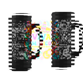Viva Mexico Independence Day Sombrero Hat Mexican Women Coffee Mug - Thegiftio