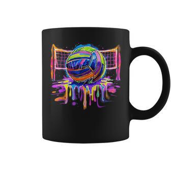 Volleyball Drip Game Day Sports Player Ns Girls Coffee Mug - Thegiftio UK