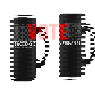 Vote Them All Out 投票 コーヒーマグ - Kawaiitshirt