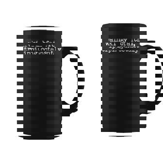 Walking By Faith Tripping Constantly Jesus Christian Quote Coffee Mug - Thegiftio