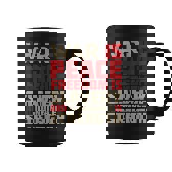 War Is Peace 引用tシャツ コーヒーマグ - Kawaiitshirt