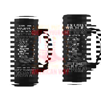 We'll Put A Boot In Your Ass Western Cowgirl July 4Th Coffee Mug - Monsterry
