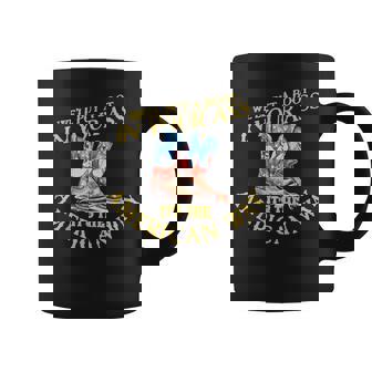 We'll Put A Boot In Your Ass Western Cowgirl 4Th Of July Coffee Mug - Monsterry