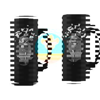 Western Haw Y'all Golf Ball Cowboy Southern Retro Coffee Mug - Thegiftio