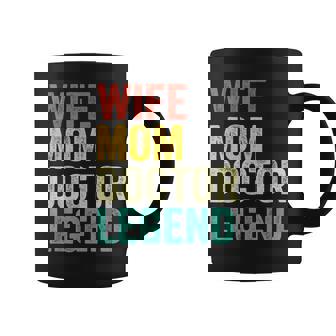 Wife Mom Doctor Legend Mother's Day Vintage Coffee Mug - Monsterry