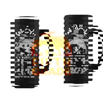 Wild About Fifth Grade Zoo Animals Back To School Safari Coffee Mug - Thegiftio