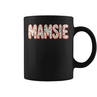 Wildflowers Mamsie Floral Mother's Day Mamsie Coffee Mug - Thegiftio UK