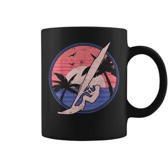Windsurfing Retro Windsurf Water Sports Surfintage Tasse - Cadeauxyz
