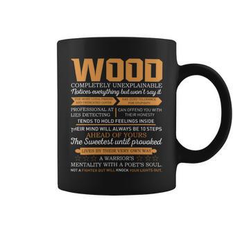 Wood Completely Unexplainable Notices Everything But Won’T Say It Name Coffee Mug - Seseable