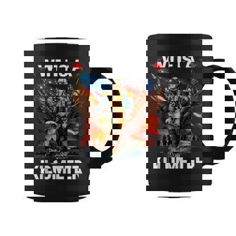 Wtf Is A Kilometer Eagle Coffee Mug - Monsterry