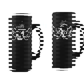 W文字クイーン W英文字 W王冠 大文字アルファベットwモノグラム コーヒーマグ - Kawaiitshirt