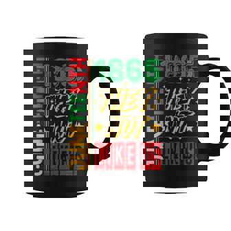 They Don't Like Us Junenth 1865 Pride Black History Month Coffee Mug - Monsterry