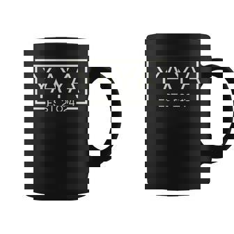 Yaya Est 2024 New Mom Mother's Day Pocket Coffee Mug | Mazezy