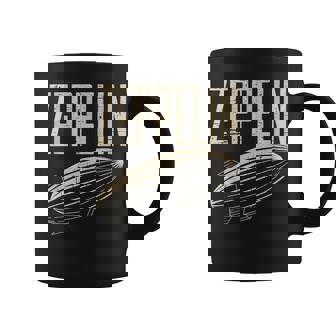 Zeppelin 70S 80S Dirigible Dirigibleintage Para Aficionados A La Historia Taza de café - Regaloses