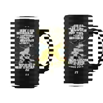 ¿Por Qué Aterriza Meteoriteniempre En El Cráter Abeto Lustiger Taza de café - Regaloses