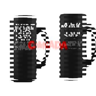 「My Heart Is With Canada」 – カナダ人と強く立つ コーヒーマグ - Kawaiitshirt