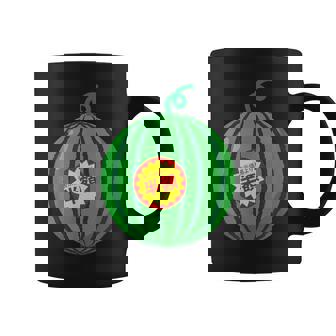 【スイカ】（半額シール）遊び心 おもしろ 夏服 面白い お笑い ユーモア ギャグ ネタ ウケ狙い 笑える 変な 食べ物 コーヒーマグ - Kawaiitshirt