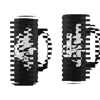 【時】一文字 文字入り 漢字 おもしろ 面白い 日本語 毛筆 書道 筆文字 言葉 和柄 日本 かっこいい お土産 文字 コーヒーマグ - Kawaiitshirt