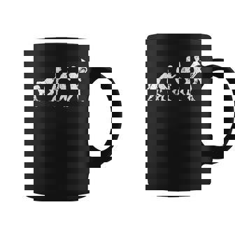 おかしなマーチングバンド ミュージシャン チューバ奏者 人類の進化 コーヒーマグ - Kawaiitshirt