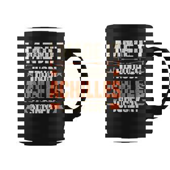 おかしな手術 サバイバー デザイン リカバリー アキレス手術 コーヒーマグ - Kawaiitshirt