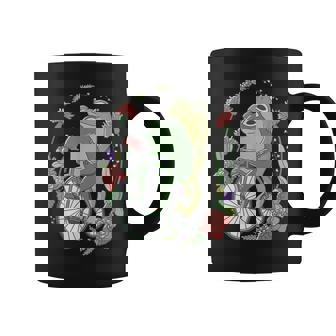 かわいい カエル 自転車 花 カワイイ 美的 気まぐれなロマンチック コーヒーマグ - Kawaiitshirt