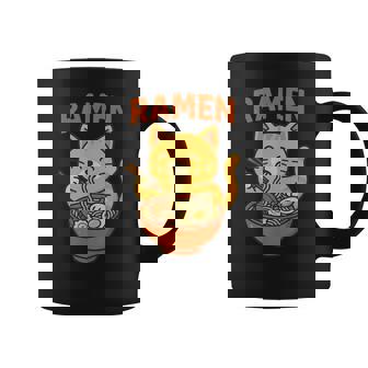 かわいい ラーメン 猫 和麺 コーヒーマグ - Kawaiitshirt