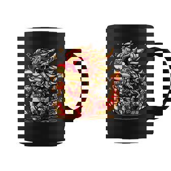 かわいい かわいい 赤 金 龍 中国 旧正月 縁起物 コーヒーマグ - Kawaiitshirt