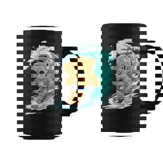 かわいいサーファーのテディベア。 コーヒーマグ - Kawaiitshirt