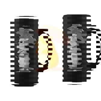 かわいいハムスターと傘のコスチューム。 コーヒーマグ - Kawaiitshirt