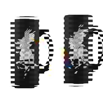 かわいいペガコーン フライングホース レインボー ユニコーン ペガサス コーヒーマグ - Kawaiitshirt