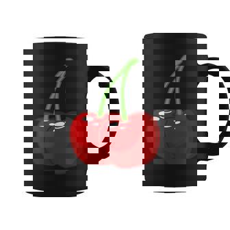 さくらんぼ2本 コーヒーマグ - Kawaiitshirt