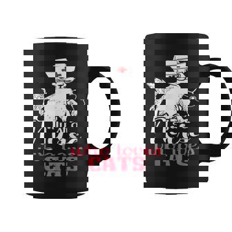 ただの猫好きナースおもしろいネコナース コーヒーマグ - Kawaiitshirt