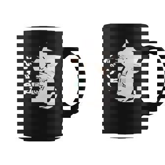 たぴ男ネコ – タピオカを飲む猫キャラデザインキッズから大人まで コーヒーマグ - Kawaiitshirt