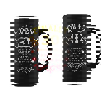 ついに30歳になった今は大人になるしかない ヴィンテージ 30歳の誕生日 コーヒーマグ - Kawaiitshirt