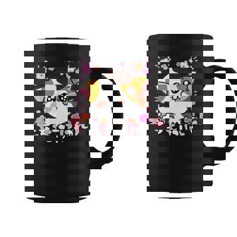 ねこ ユニークイラスト オリジナルキャラクター もちもふにゃん【Mochimofunyan】 コーヒーマグ - Kawaiitshirt