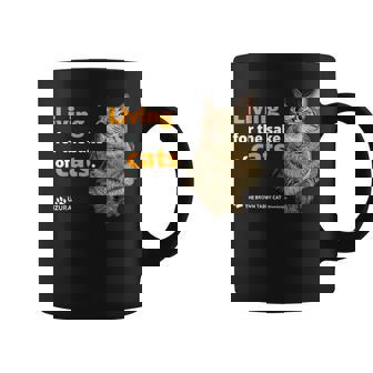 ねこのために生きてる 猫 かわいい キジトラ猫 Cat コーヒーマグ - Kawaiitshirt