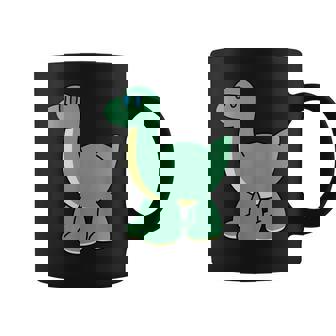 ゆるい恐竜のキャラクターイラスト_ブラキオサウルス コーヒーマグ - Kawaiitshirt