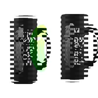 アイム・カインド・オブ・ア・ビッグ・ディルのフード・ダジャレ変なピクルス・キュウリ コーヒーマグ - Kawaiitshirt