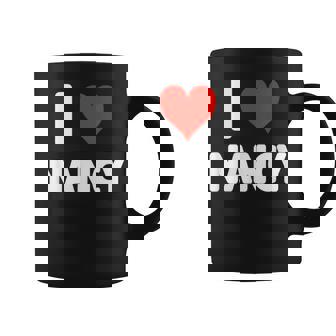 アイラブナンシー-ハート コーヒーマグ - Kawaiitshirt