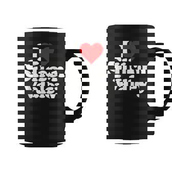 アイラブハートシリコンバレーv カリフォルニア コーヒーマグ - Kawaiitshirt