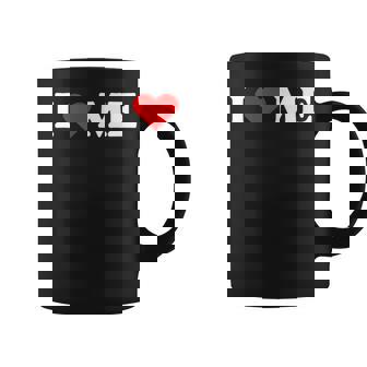 アイラブミー、アイロニックな皮肉のバレンタイン コーヒーマグ - Kawaiitshirt