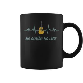 アコースティックギター No Guitar No Life ファニーギタリストミュージシャン コーヒーマグ - Kawaiitshirt
