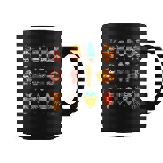 アフリカンマスクアート Blm コーヒーマグ - Kawaiitshirt