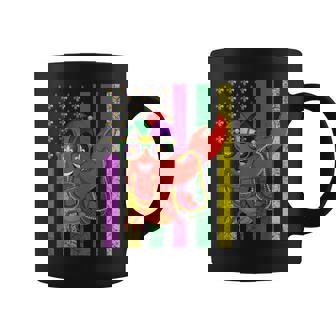 アメリカ国旗 マルディグラ ザリガニ ダビング コーヒーマグ - Kawaiitshirt