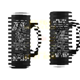 メンズ アメリカ国旗デザイン Myon Has Your Back Proud Army Mom コーヒーマグ - Kawaiitshirt