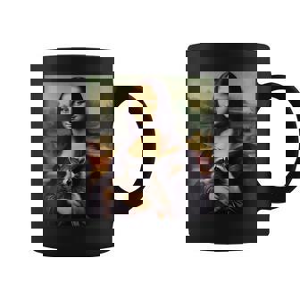 アライグマとモナリザ コーヒーマグ - Kawaiitshirt