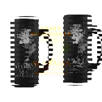 アラバマ準州ワイルドフラワー オークの葉のアジサイ コーヒーマグ - Kawaiitshirt