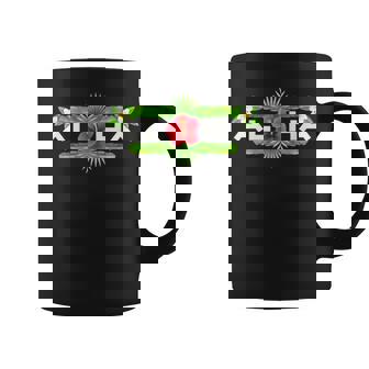 アロハ ハイビスカス フラワー トロピカルハワイアンデザイン コーヒーマグ - Kawaiitshirt