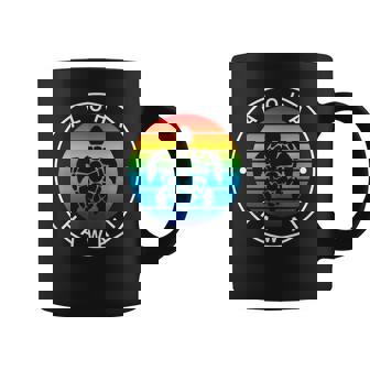 アロハ ハワイ ハワイアン ウミガメ ビーチ オーシャン レインボー ホヌ コーヒーマグ - Kawaiitshirt